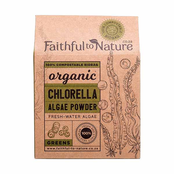 Faithful to Nature Organic Chlorella Algae Powder 100g Health