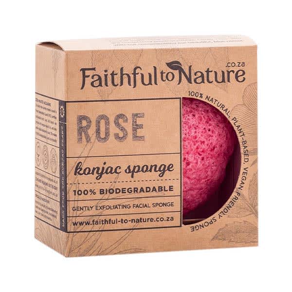 Faithful to Nature Konjac Sponge Face Rose Health Warehouse Namibia