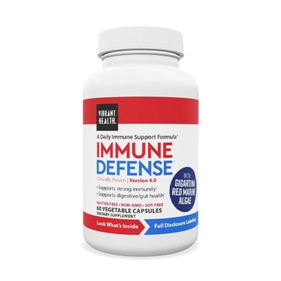 Vibrant Health Immune Defense - 60 Veg Caps