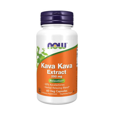 Now Kava Kava Extract 250mg 60 Capsules