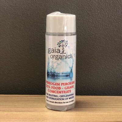 Gaia Organics Hydrogen Peroxide 35% Food Grade Solution 75ml