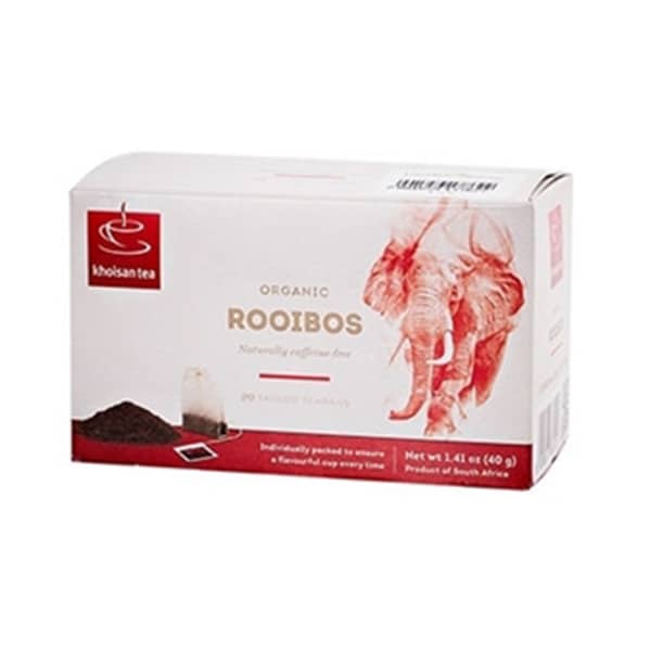 Khoisan Tea Organic Rooibos Tea 60 Bags Heal Health Warehouse