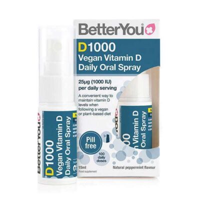 Better You Daily Vitamin D Oral Spray Vegan 1000iu 15ml