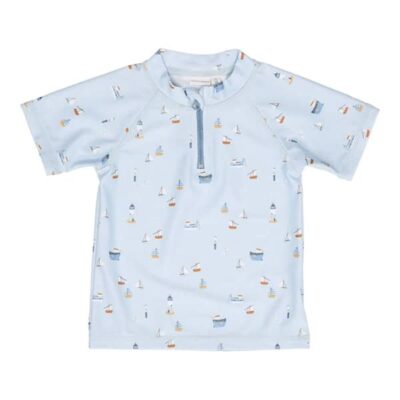 Little Dutch Swim T Shirt Light Blue 3-6 months