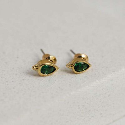 Love Shouts Emerald Studs