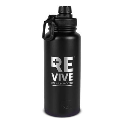 Revive Steel Flask Black 960ml