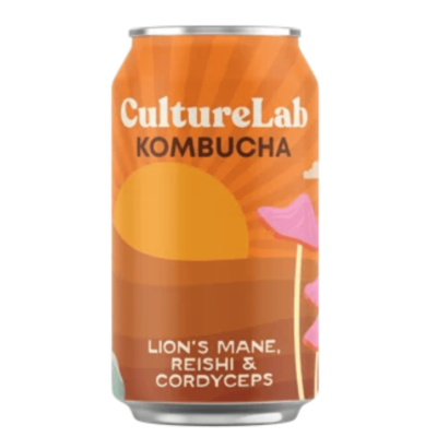 Culture Lab Kombucha Lions Mane, Reishi & Cordyceps 330ml