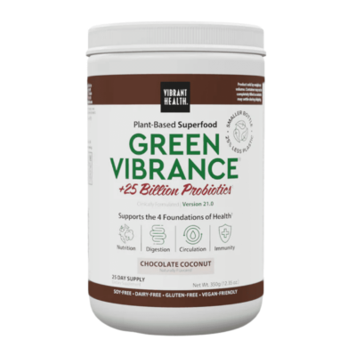 Vibrant Health Green Vibrance Powder Chocolate Coconut - 350g