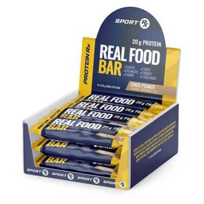 Sport RX Real Food Bar Choc Peanut 63g