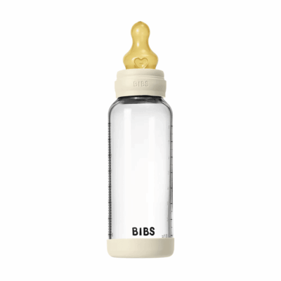 Bibs Baby Glass Bottle Ivory 240ml