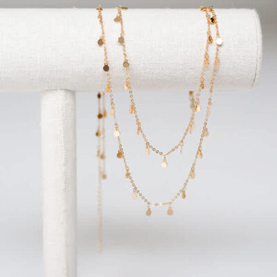 Love Shouts Double Chain Necklace