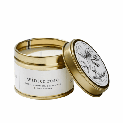 Amanda & Jayne Winter Rose - Gold Tin