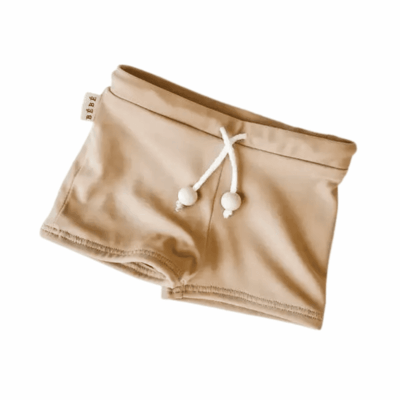 Bebe Swim Shorts Toffee 3 - 6 Months