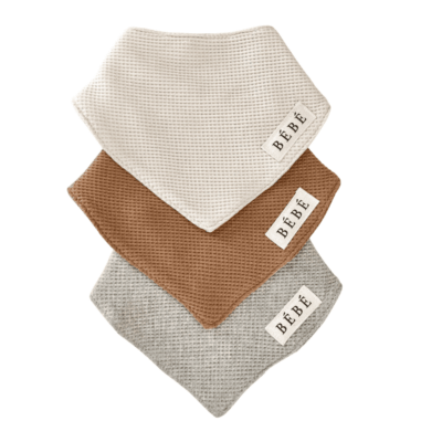 Bebe Waffle Bib Set