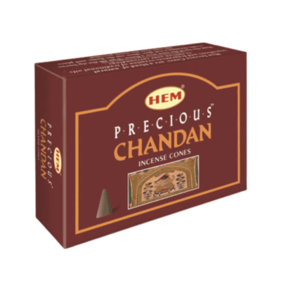 HEM Incense Cones Chandan / Sandalwood Pack of 10