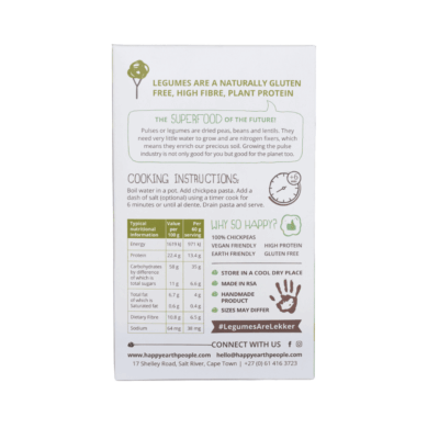 Happy Earth People Chickpea Pasta 250g