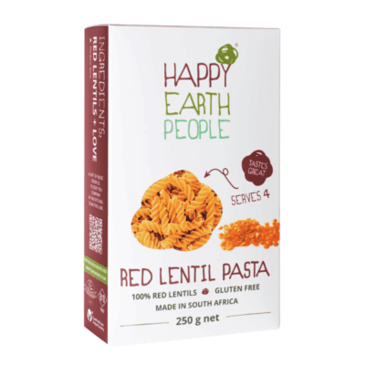 Happy Earth People Red Lentil Pasta 250g