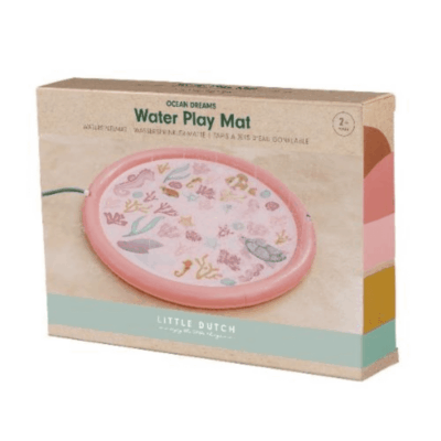 Little Dutch Sprinkler Water Play Mat 150cm - Ocean Dreams Pink - Image 2