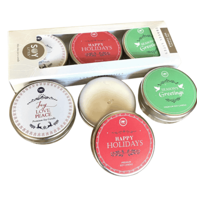SoyLites Travel Lite Gift Pack Festive Season Greetings 3x55ml