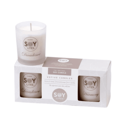 SoyLites Votive Gift Pack: Harmony Rejuvenation Clarity (3x70ml)