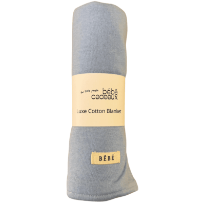 Bebe Lux Fleece Blanket Light Blue