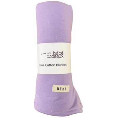 Bebe Lux Fleece Blanket Lilac