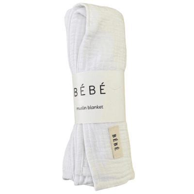 Bebe Muslin Blanket White