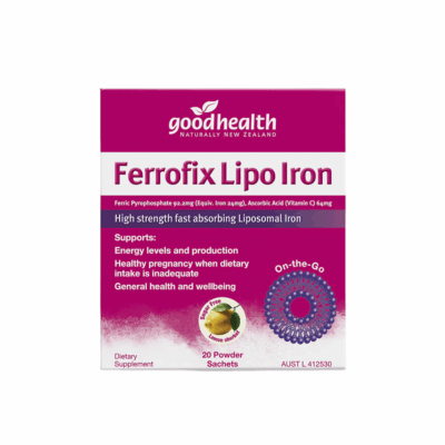 Good Health Ferrofix Lipo Iron 20 Powder Sachets