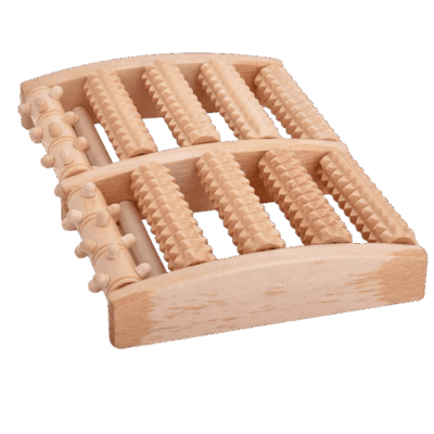Celluvac Wooden Reflexology Foot Massager Roller