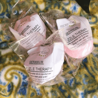 Escentia Bath Bomb Geranium Scented