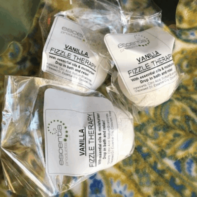 Escentia Bath Bomb Vanilla Scented
