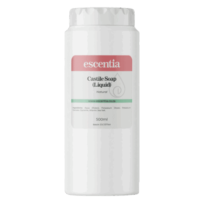 Escentia Castile Soap Liquid Natural 500ml