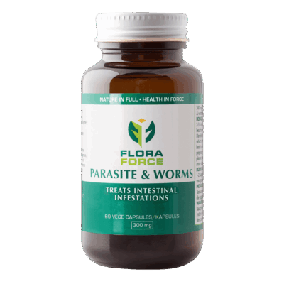 Flora Force Parasite & Worms VegCaps 60