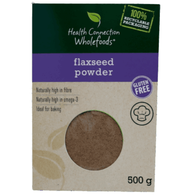 Health Connection Wholefoods Golden Flaxseed Powder 500g