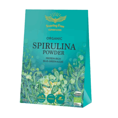 Soaring Free Spirulina Protein Blue Green Algae Powder 200g