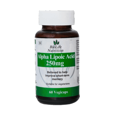 BioLife Alpha Lipoic Acid 250mg 60 Capsules