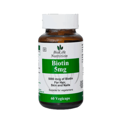 BioLife Biotin 5mg 60 Capsules