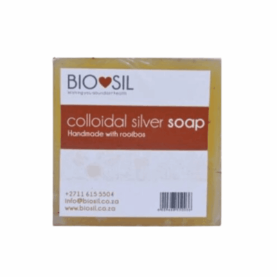 Biosil Colloidal Silver Soap Handmade With  Rooibos