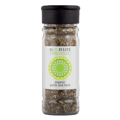 Good Life Organic Herb Blends Garlic and Herb Bottle 20g