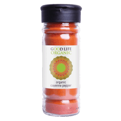 Good Life Organic Spices Cayenne Pepper Bottle 60g
