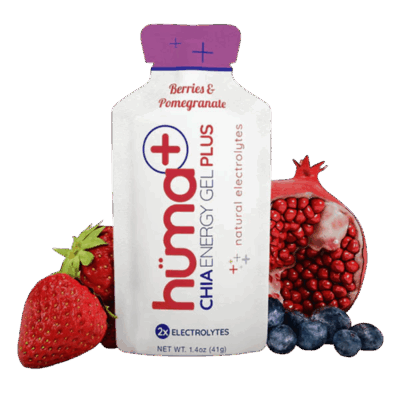 Huma Plus Chia Energy Gel Berries and Pomegranate Sachet 41g