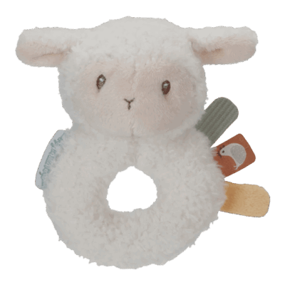 Little Dutch Soft Ring Rattle Sheep - Little Farm