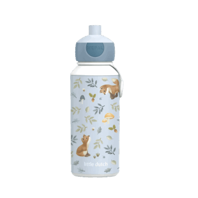 Little Dutch Drink Bottle Pop Up 400ml - Forest Friends