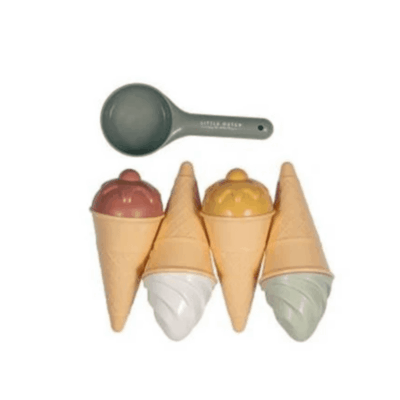 Little Dutch Ice Cream Beach Set 9pcs - Fresh Greens