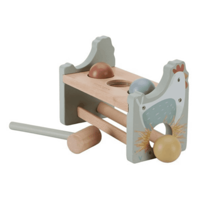 Little Dutch Pounding Bench with Rolling Balls - Little Farm