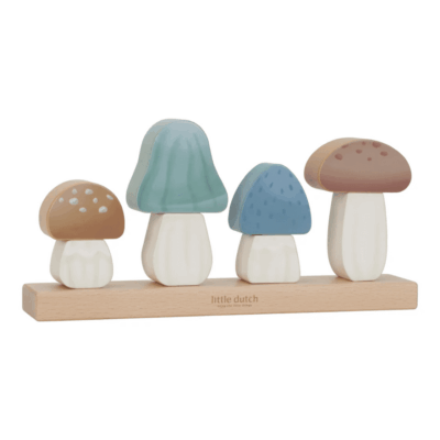 Little Dutch Stacking Puzzle Forest Friends - Mushroom