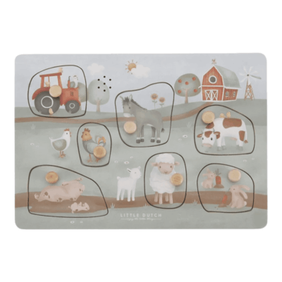 Little Dutch Wooden Sound Puzzle - Little Farm