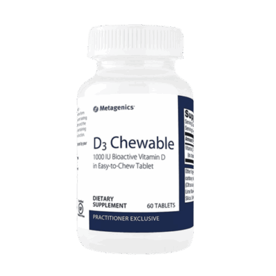 Metagenics D3 1000 Chewable 60 Tablets
