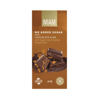 Miam Chocolate Slab with Honeycomb 40g