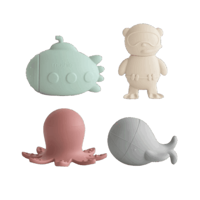 Mushie Bath Play Set - Sealife